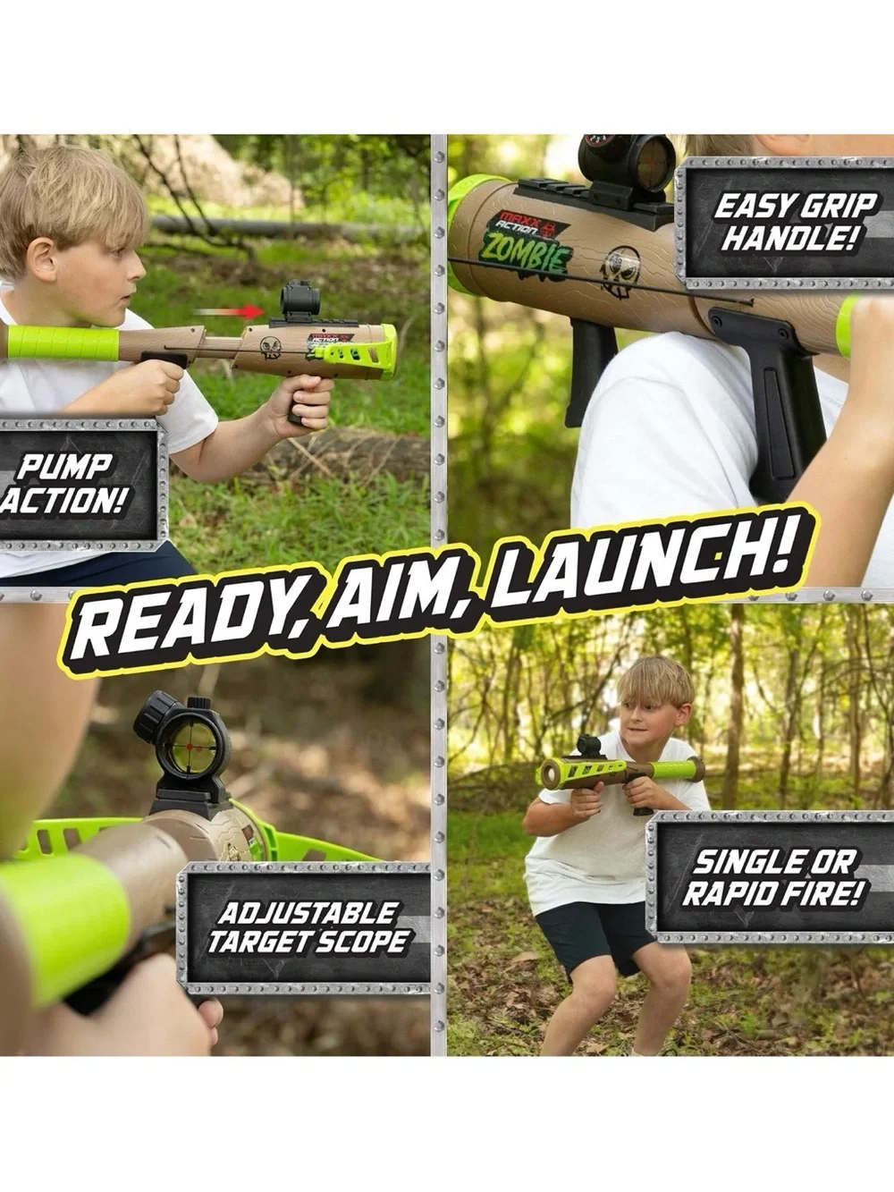 Maxx Action | Zombie Crossbow Blaster & Foam Balls